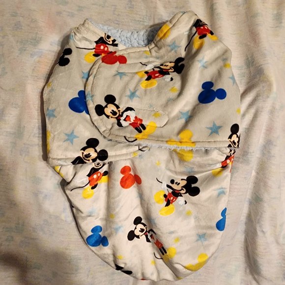 Disney Other - Newborn Baby Swaddle Baby Disney Mickey Mouse